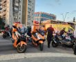 רוכב אופניים חשמלים נפצע בינוני בתאונה עם אופנוע ברחוב ביאליק