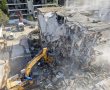החלה הריסת הבניינים בתרצה שנפגעו מהטיל האיראני לפני שבוע