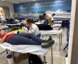 כ 250 מנות דם תרמו אמש תושבי נס ציונה.